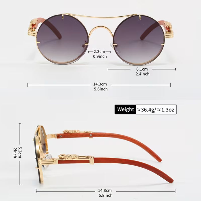 Gafas de moda versátiles y modernas para estilo urbano y fiestas europeas