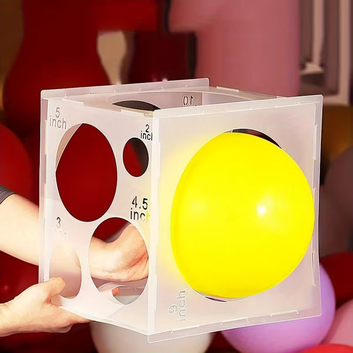 1 Juego de Caja de Globos de 11 Agujeros, Globos Plegables, Herramienta de Medición para Arcos de Globos