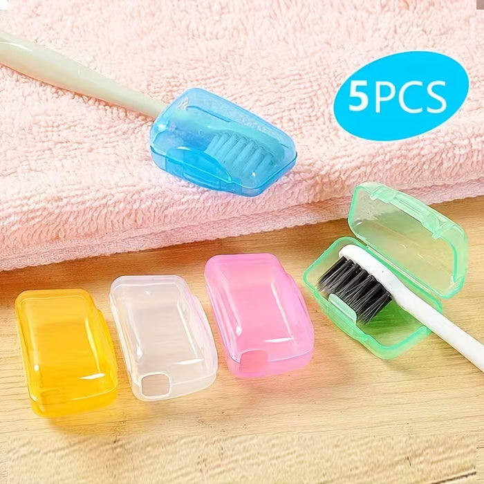 5 piezas Conjunto de estuche de cepillo de dientes para viajes