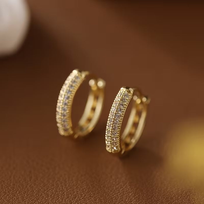 Pendientes de moda versátiles y clásicos de estilo francés