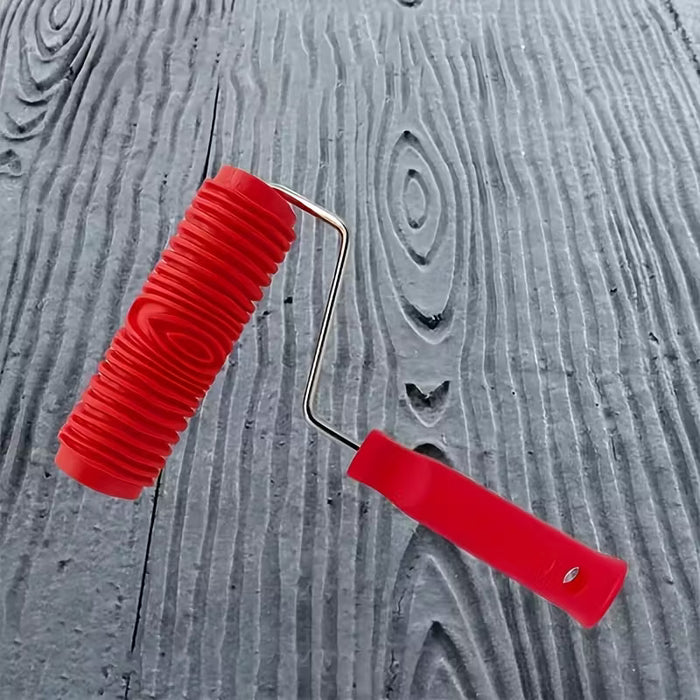 1 Herramienta de Pintura con Efecto Madera DIY - Rodillo Texturizador Realista para Paredes
