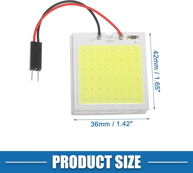 4PCS 48SMD DC12V Panel LED Coche RV Interior Luz de Domo Luz de techo Lámpara - Quierox - Tienda Online