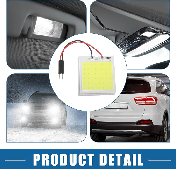 4PCS 48SMD DC12V Panel LED Coche RV Interior Luz de Domo Luz de techo Lámpara - Quierox - Tienda Online