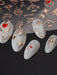 4pcs de pegatinas para uñas en forma de corazón, decoración de uñas - Quierox - Tienda Online