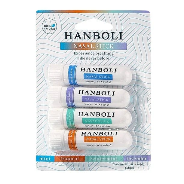 4pcs inhalador de aromaterapia de palo nasal con aceite de menta - Quierox - Tienda Online