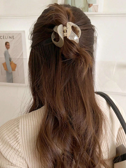 4pcs Pinza para el cabello de mujer brillante de tamaño medio de plástico - Quierox - Tienda Online