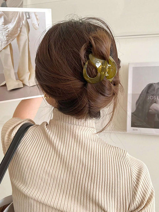 4pcs Pinza para el cabello de mujer brillante de tamaño medio de plástico - Quierox - Tienda Online