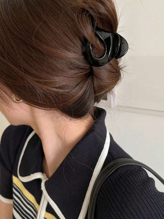 4pcs Pinza para el cabello de mujer brillante de tamaño medio de plástico - Quierox - Tienda Online