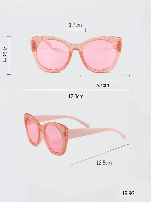 SHEIN Juego de 4 gafas de moda para niños con forma de ojo de gato