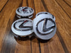 4X TAPAS CENTRALES DE LLANTAS DE ALEACIÓN PARA LEXUS PLATA/CROMO 62MM - Quierox - Tienda Online