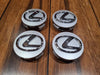 4X TAPAS CENTRALES DE LLANTAS DE ALEACIÓN PARA LEXUS PLATA/CROMO 62MM - Quierox - Tienda Online