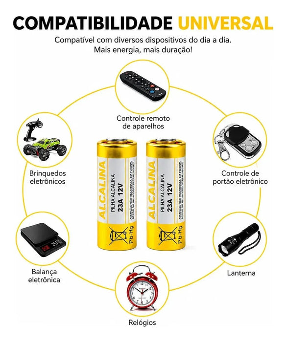 5 Baterías alcalina de alto voltaje GP 23A 12V - Quierox - Tienda Online