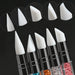 5 bolígrafos de silicona de doble punta para esculpir flores, pincel acrílico para manicura - Quierox - Tienda Online