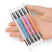 5 bolígrafos de silicona de doble punta para esculpir flores, pincel acrílico para manicura - Quierox - Tienda Online