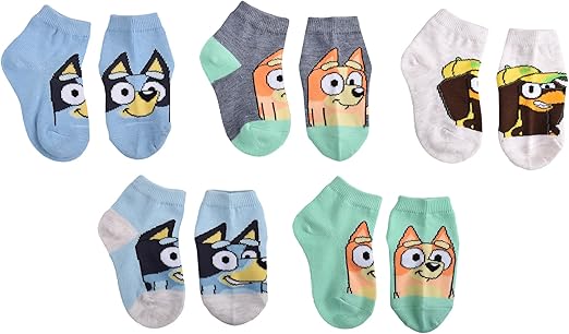 5 Calcetines Bluey para niños - Quierox - Tienda Online