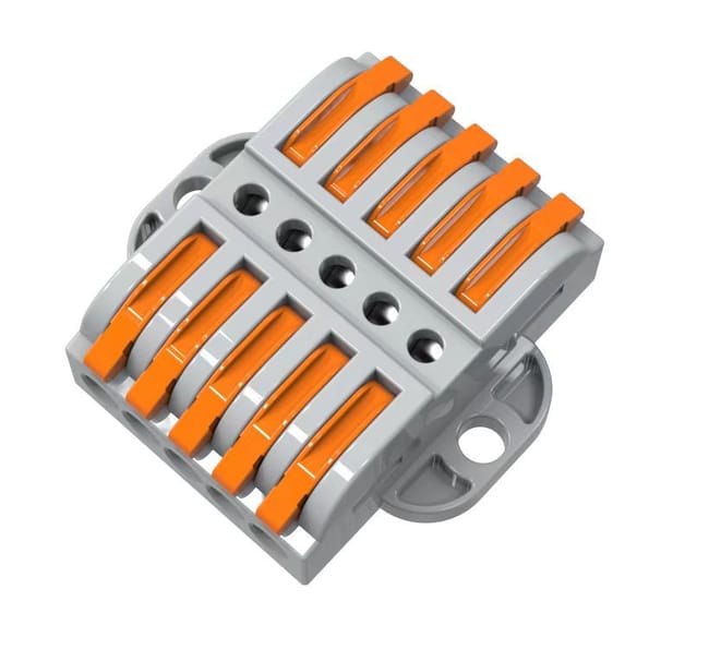 5 en 5 hacia fuera el conector eléctrico compacto del cable de cableado rápido - Quierox - Tienda Online
