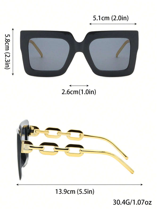 5 gafas de sol unisex de estilo Y2K, cuadradas, bonitas, de uso diario - Quierox - Tienda Online