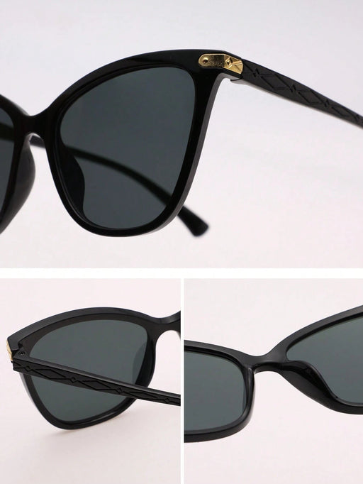 5 gafas negras con montura cuadrada grande para mujer, ideales para el día a día - Quierox - Tienda Online