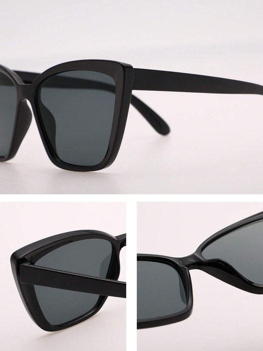 5 gafas negras con montura cuadrada grande para mujer, ideales para el día a día - Quierox - Tienda Online