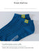 5 pares de calcetines cortos para hombre con letras versátiles calcetines náuticos transpirables - Quierox - Tienda Online
