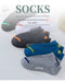 5 pares de calcetines cortos para hombre con letras versátiles calcetines náuticos transpirables - Quierox - Tienda Online