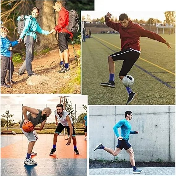 5 Pares de Calcetines Deportivos Fútbol Antideslizantes Multicolor, de colores aleatorios - Quierox - Tienda Online
