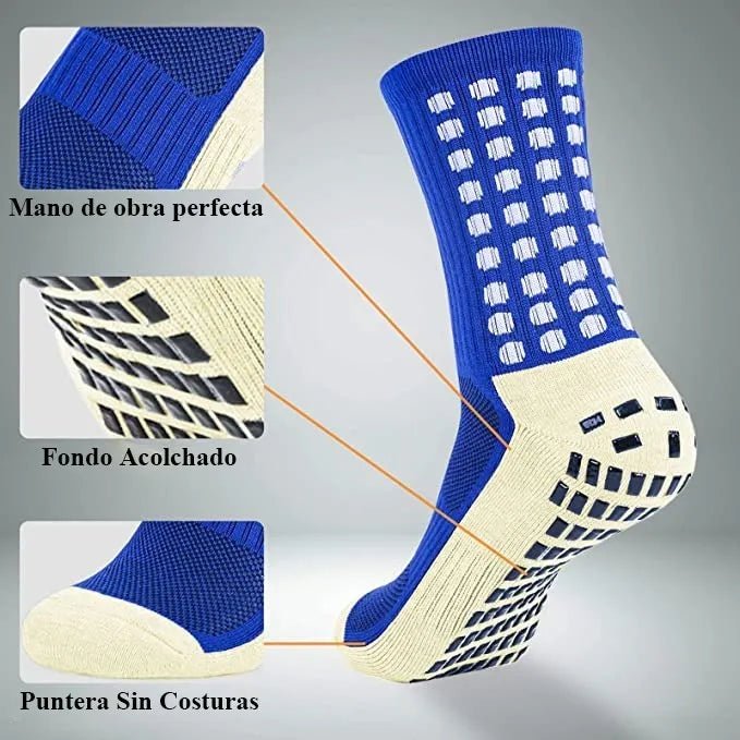 5 Pares de Calcetines Deportivos Fútbol Antideslizantes Multicolor, de colores aleatorios - Quierox - Tienda Online