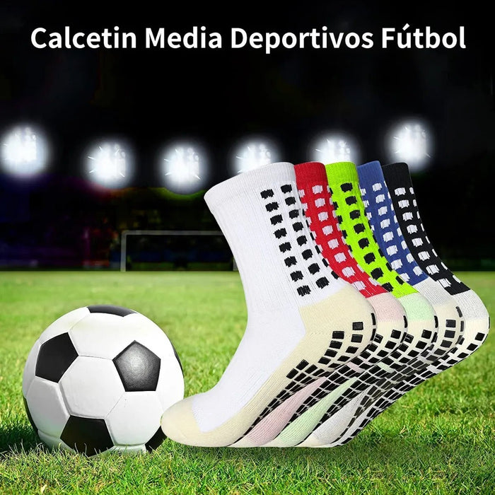 5 Pares de Calcetines Deportivos Fútbol Antideslizantes Multicolor, de colores aleatorios - Quierox - Tienda Online