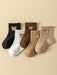 5 pares de calcetines para bebé, hasta el tobillo para niños pequeños - Quierox - Tienda Online