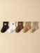 5 pares de calcetines para bebé, hasta el tobillo para niños pequeños - Quierox - Tienda Online