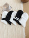 5 pares de calcetines versátiles a media pantorrilla, de estilo casual y minimalista - Quierox - Tienda Online