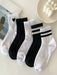 5 pares de calcetines versátiles a media pantorrilla, de estilo casual y minimalista - Quierox - Tienda Online