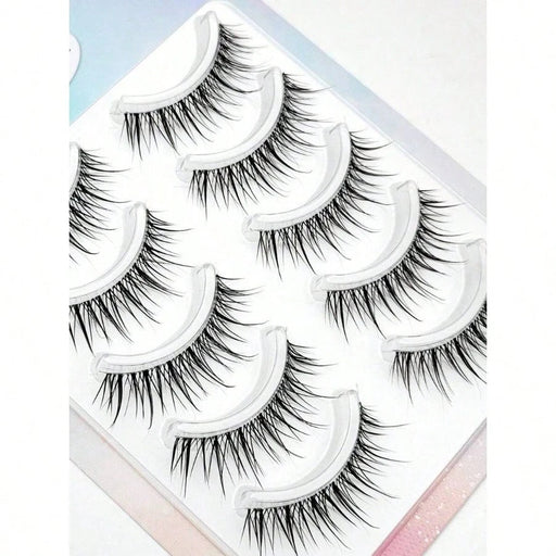 5 Pares de pestañas postizas ligeras de lujo estilo tailandés - Quierox - Tienda Online