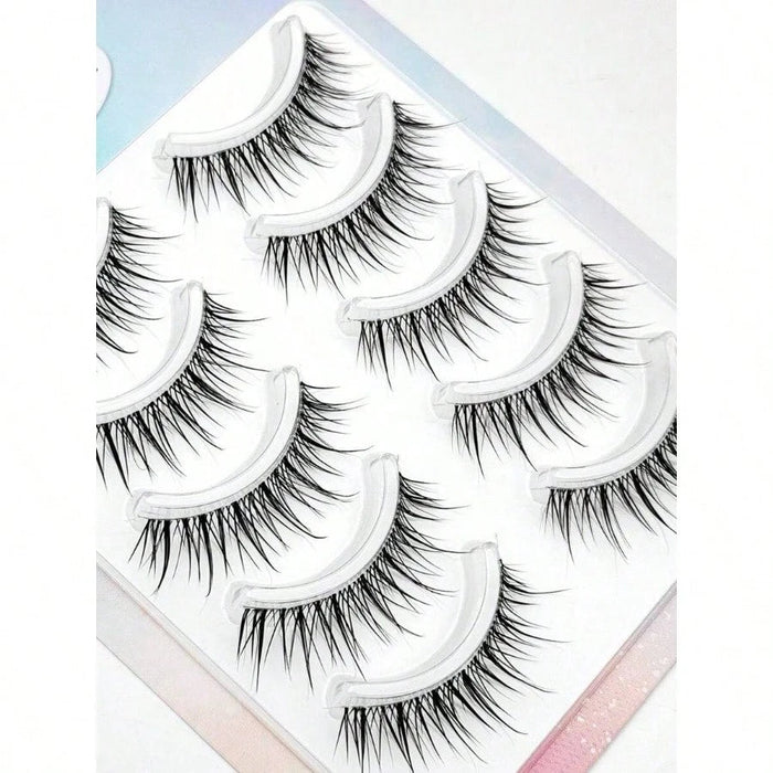 5 Pares de pestañas postizas ligeras de lujo estilo tailandés - Quierox - Tienda Online