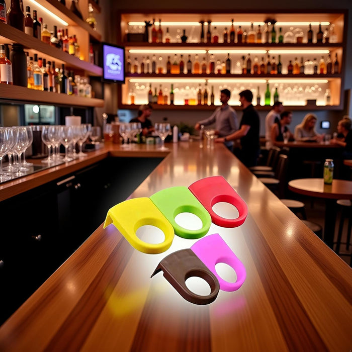 5 piezas de colores al azar Cerveza Clips de plástico para beber - Quierox - Tienda Online