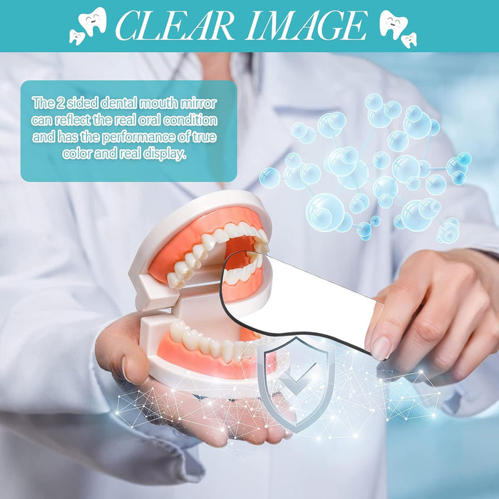 5 piezas de espejo de boca dental reflector oclusal - Quierox - Tienda Online