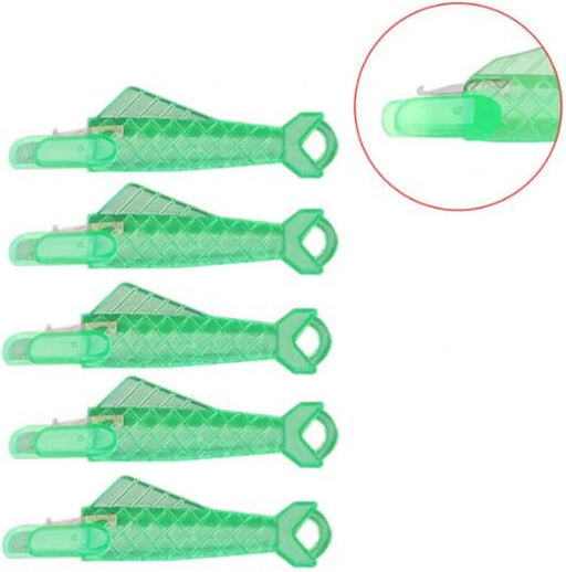 5 piezas de máquina de coser enhebrador de aguja, tipo pescado, enhebrador automático - Quierox - Tienda Online