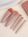 5 piezas Juego de brochas de maquillaje con caja espejo - Quierox - Tienda Online