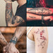5 piezas para practicar tatuajes en blanco de silicona suave doble cara 7.4 x 5.6 pulgadas - Quierox - Tienda Online