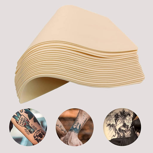 5 piezas para practicar tatuajes en blanco de silicona suave doble cara 7.4 x 5.6 pulgadas - Quierox - Tienda Online