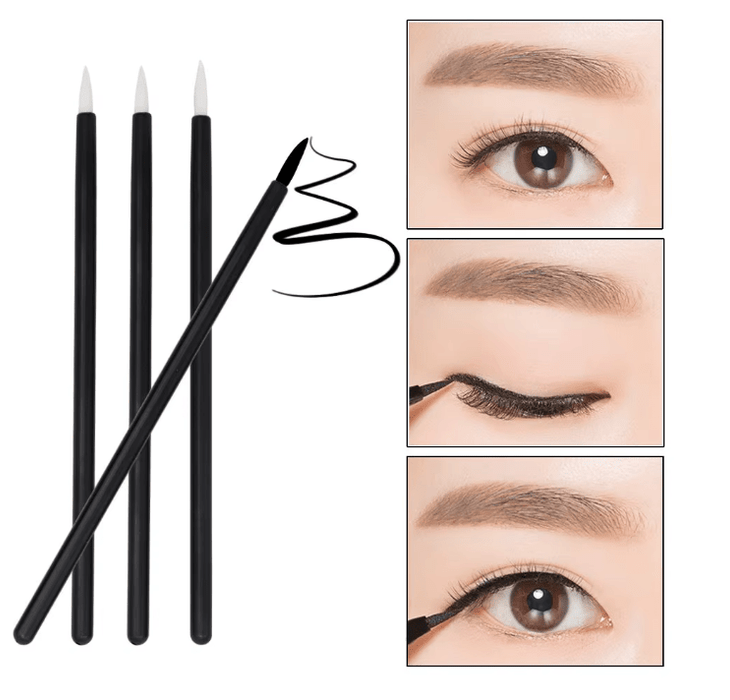 5 Pincel de maquillaje profesional desechable, delineador de ojos - Quierox - Tienda Online