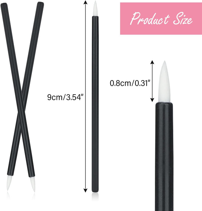 5 Pincel Delineador Desechables,Punta de Pincel Delineador de Ojos - Quierox - Tienda Online
