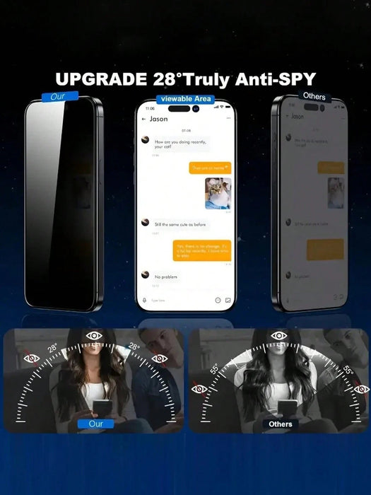 5 protectores de pantalla de vidrio compatibles con iPhone - Quierox - Tienda Online