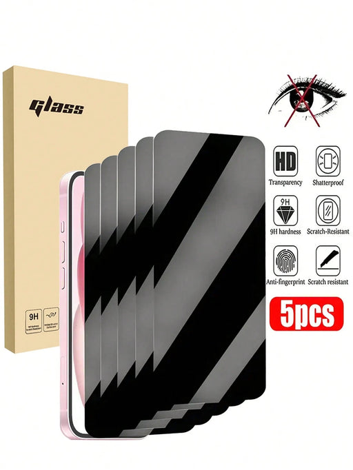 5 protectores de pantalla de vidrio compatibles con iPhone - Quierox - Tienda Online