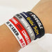 5 pulseras de silicona inspiradoras, pulseras de goma multicolor - Quierox - Tienda Online