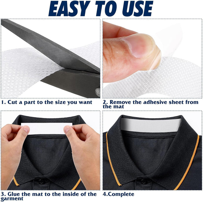 5 rollos de almohadillas para sudar, protector de cuello para hombre y mujer - Quierox - Tienda Online