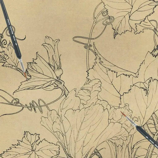 5 unidades/set de pinceles de microfibra de pelo para acuarela, gouache y acrílico - Quierox - Tienda Online