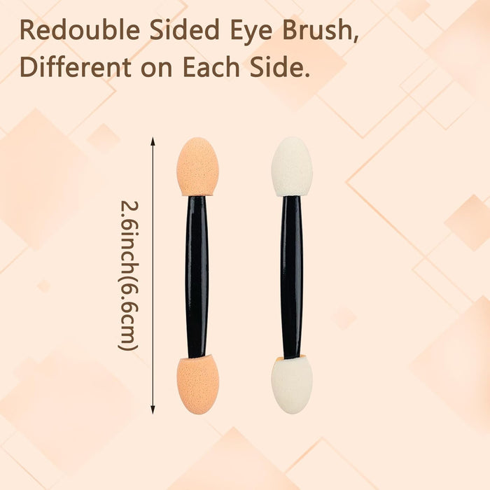 50 aplicadores de sombra de ojos desechables, puntas de esponja - Quierox - Tienda Online
