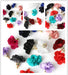 50 borlas de pétalos de gasa para pendientes, collares, joyas..(multicolor) - Quierox - Tienda Online