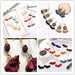 50 borlas de pétalos de gasa para pendientes, collares, joyas..(multicolor) - Quierox - Tienda Online